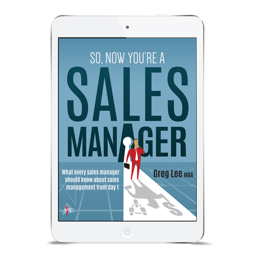 ebook-on-Ipad So now you're a sales manager e-book by Greg Lee
